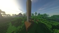 A manual elevator (Image via Minecraft)